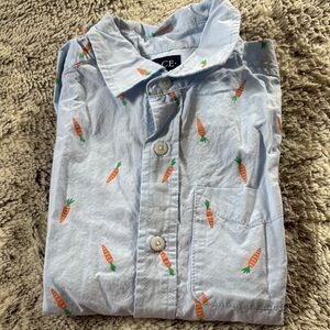 Fun Carrot Patterned Shirt